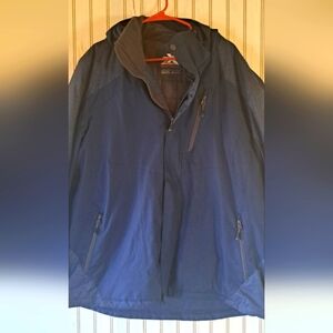 Men’s Heavyweight Zeroxposur  Hooded Jacket Coat XXL Front Zip Winter